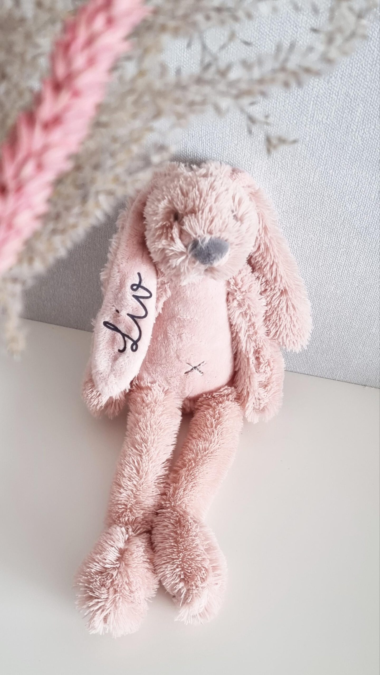 HAPPY HORSE knuffel - old pink - Mini